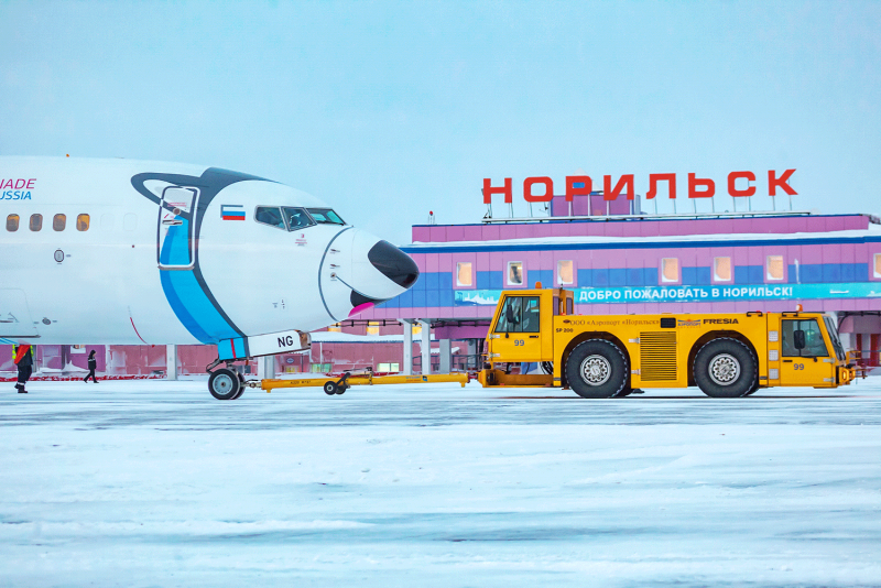 Норильск с самолета