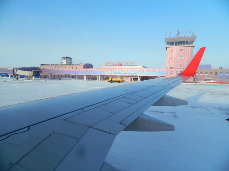Норильск аэропорт Надежда