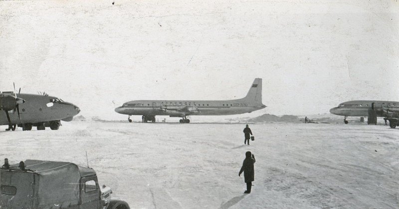 Аэропорт Алыкель Норильск в 2004 год.