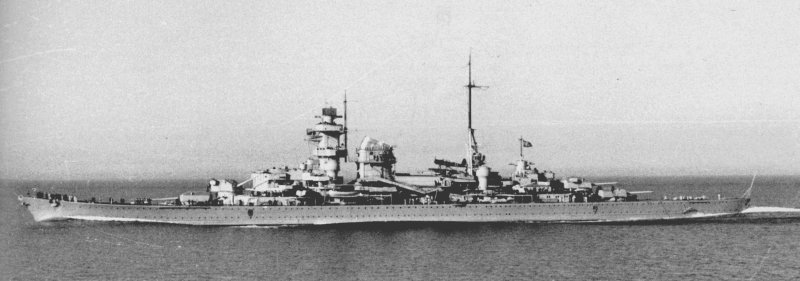 Немецкий тяжелый крейсер Блюхер