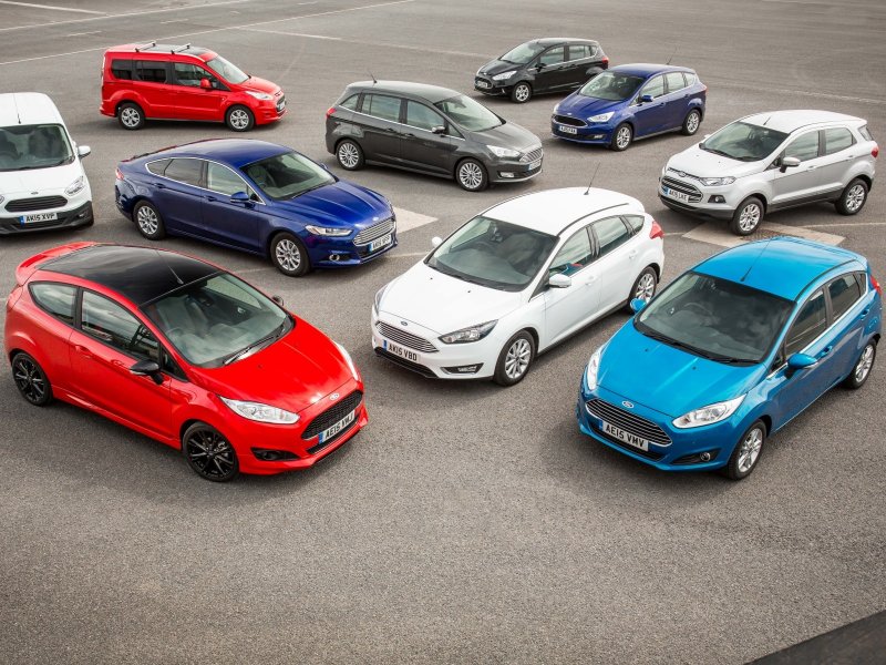 Модельный ряд Форд Форд