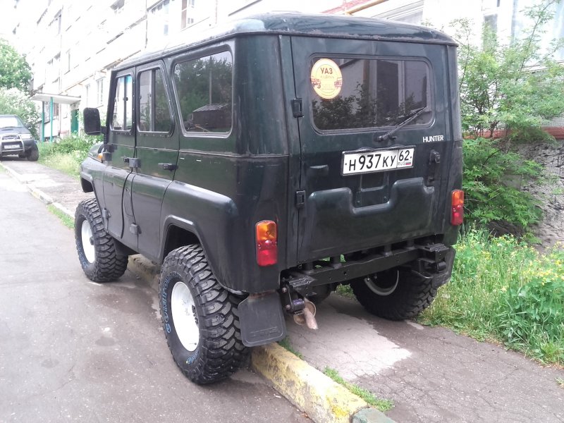 УАЗ Хантер 33 резина лифт