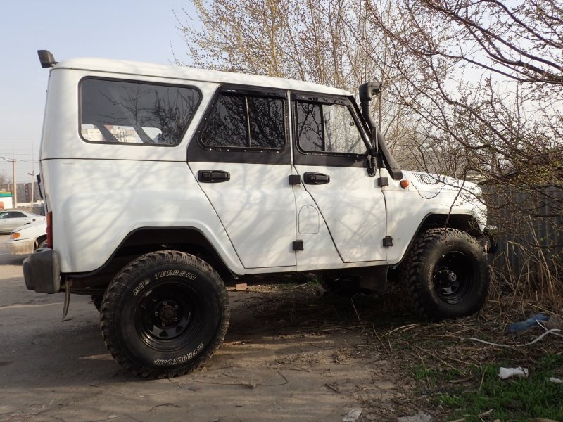 УАЗ Хантер на колесах 285 75 16