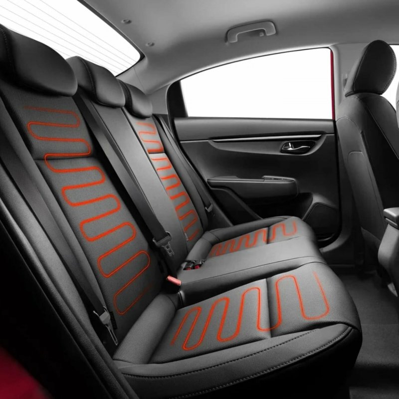 Кия Рио салон сзади