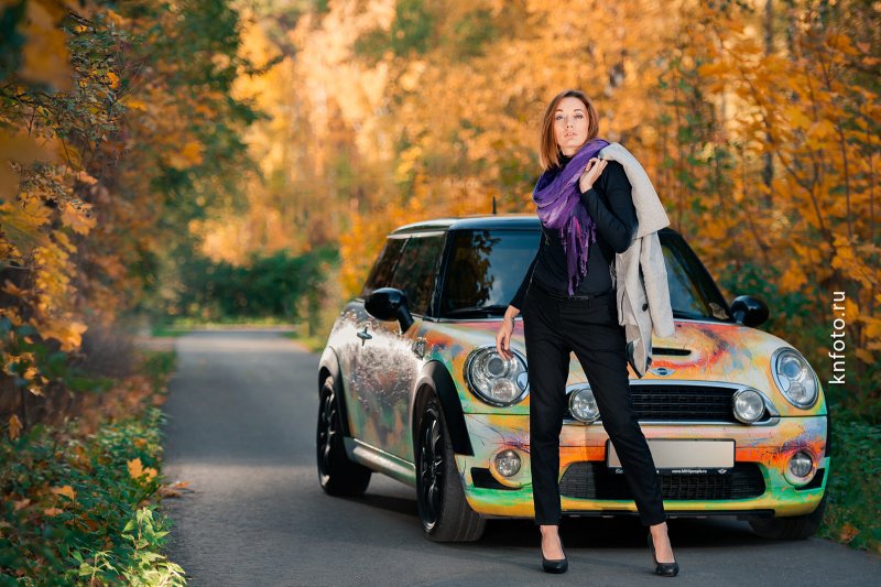 Фотосет с машиной