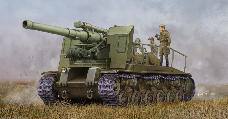05583 Trumpeter 1/35 Soviet s-51 self-Propelled Gun