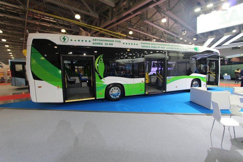 Электробус ЛИАЗ 6274 гармошка