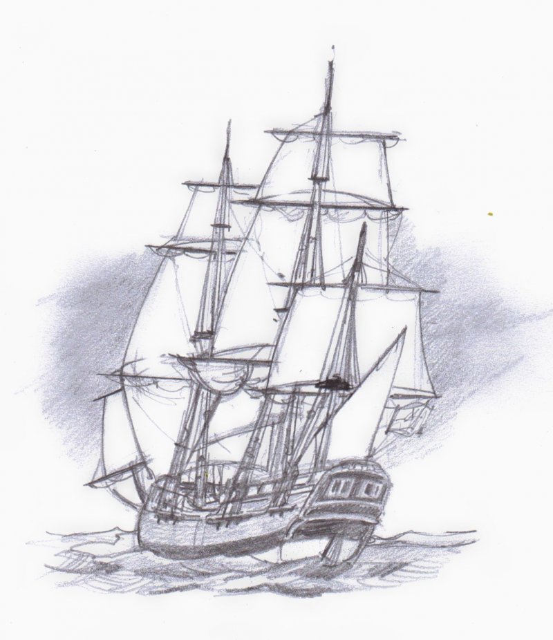 Корабль для рисования