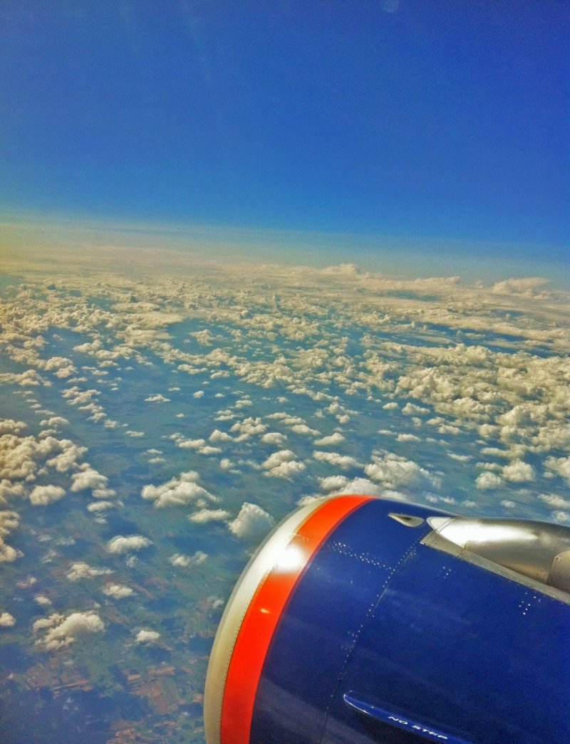 Воркута из иллюминатора самолета