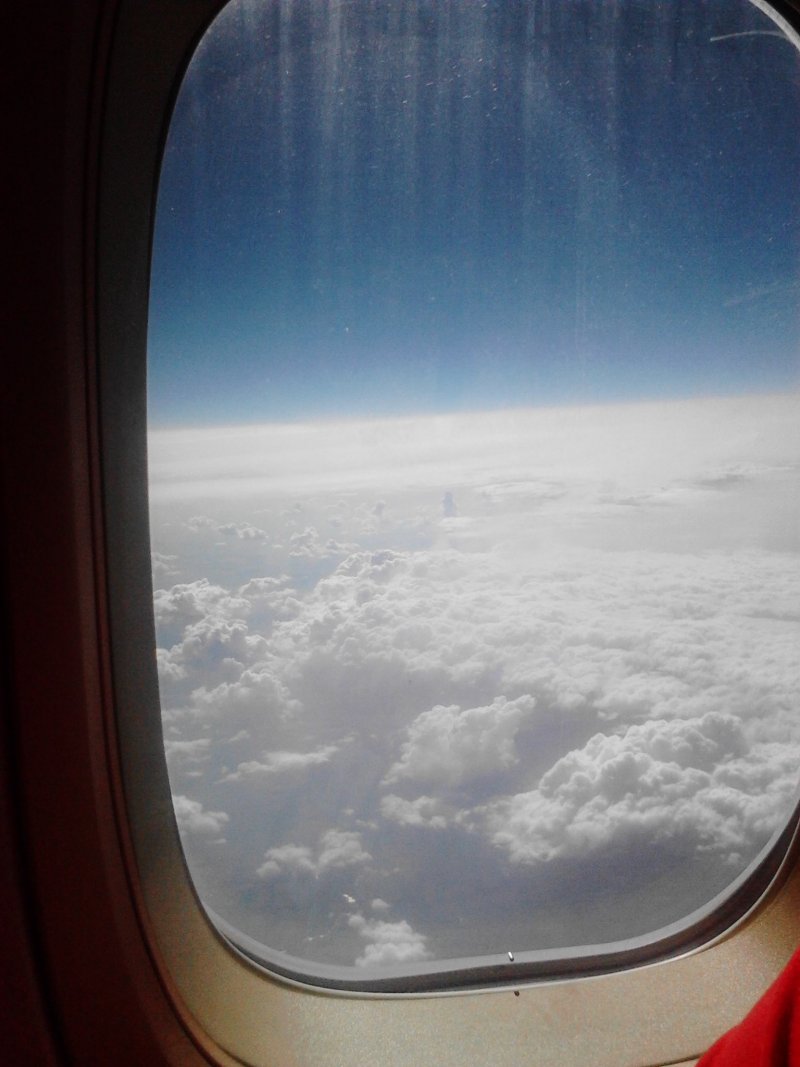 Вид из окна самолета