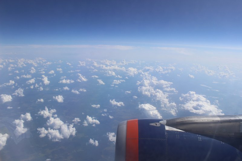 Кипр вид с самолета