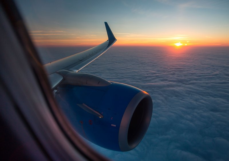 Сочи из иллюминатора самолета