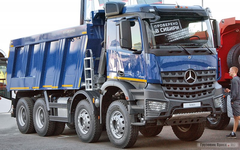 Самосвал Mercedes-Benz Actros 8х4