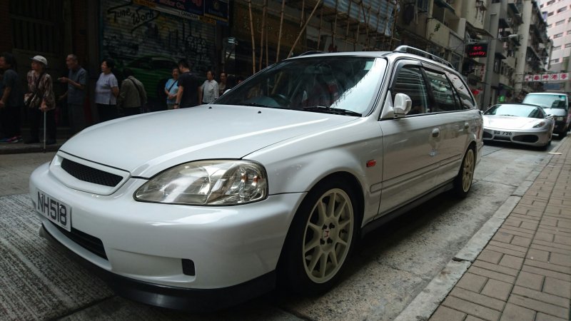 Honda Orthia с мордой от Civic