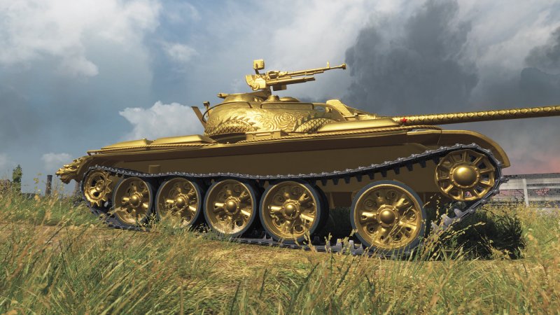 World of Tanks золотой Type 59