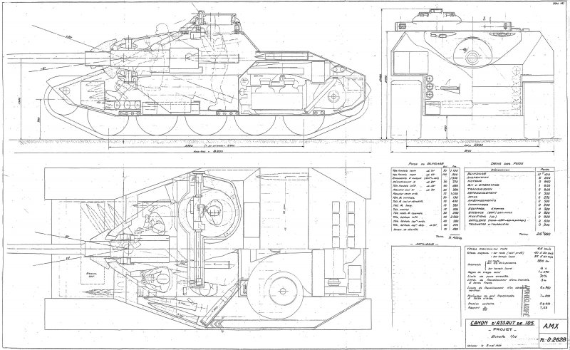 Чертежи танка AMX ELC bis