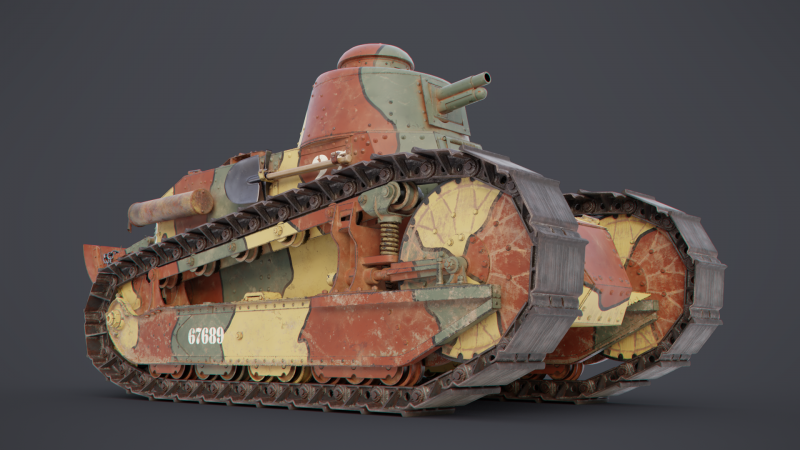 Французский танк Рено ft-17