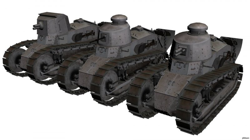 Башни танка Рено