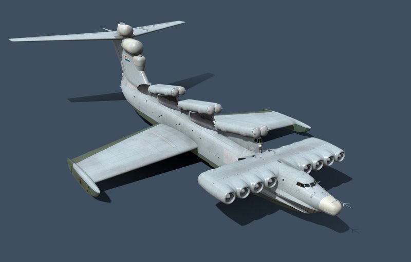 Лунь и орлёнок экраноплан