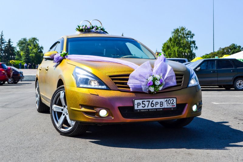 Цветы в Ниссан Теана