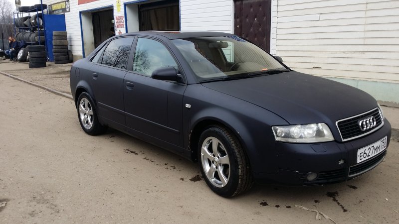 Фото Ауди а4 б4 черная