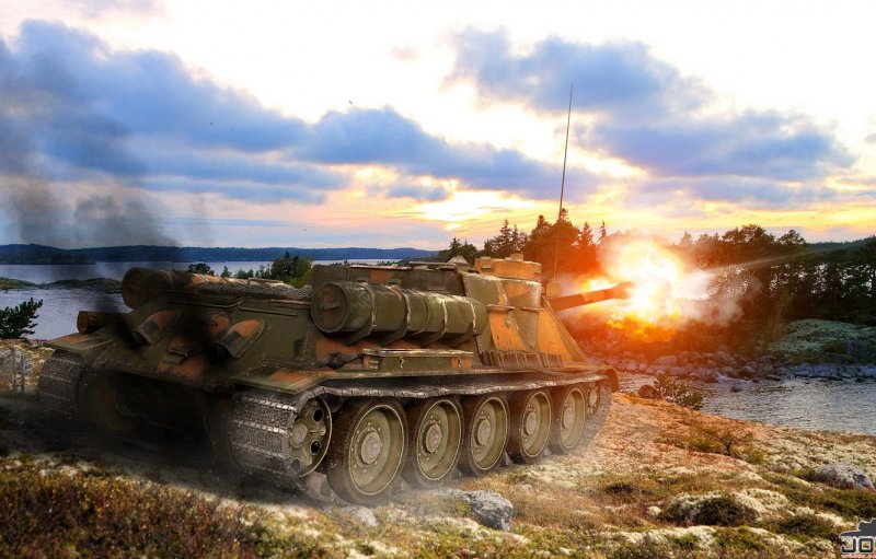 Су-100 в World of Tanks Blitz