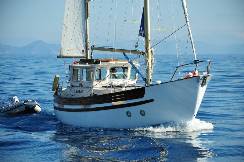 Фишер 30 мотосейлер