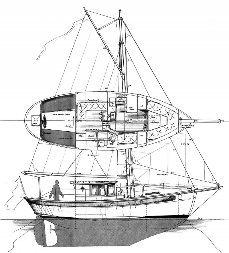 Шхуна Персей чертежи