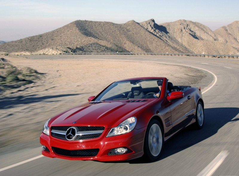 Mercedes Benz SL 500 Red 2008