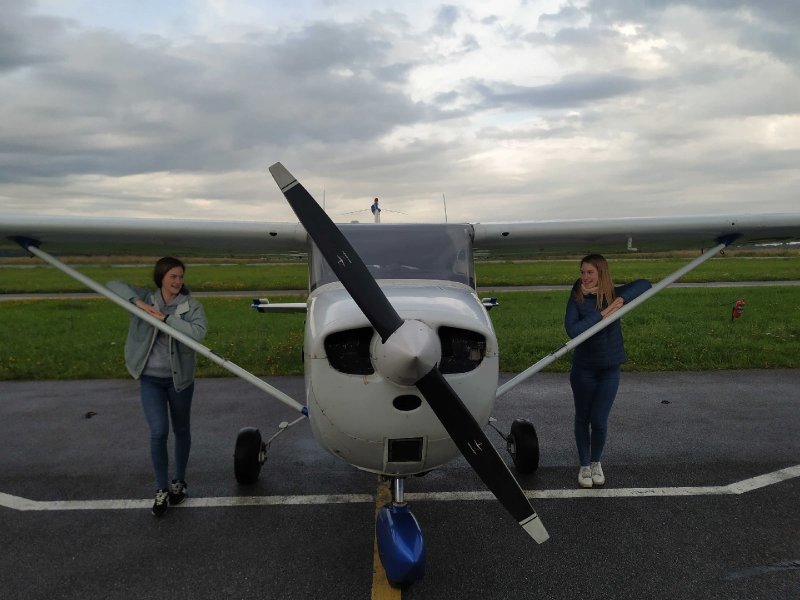 Аэропорт Сургут из иллюминатора самолета