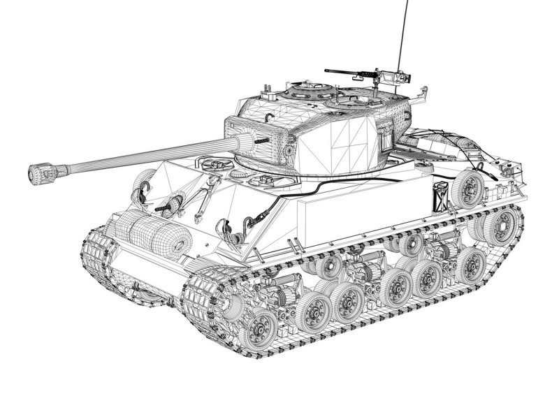 M4a3e8 Thunderbolt VII Art