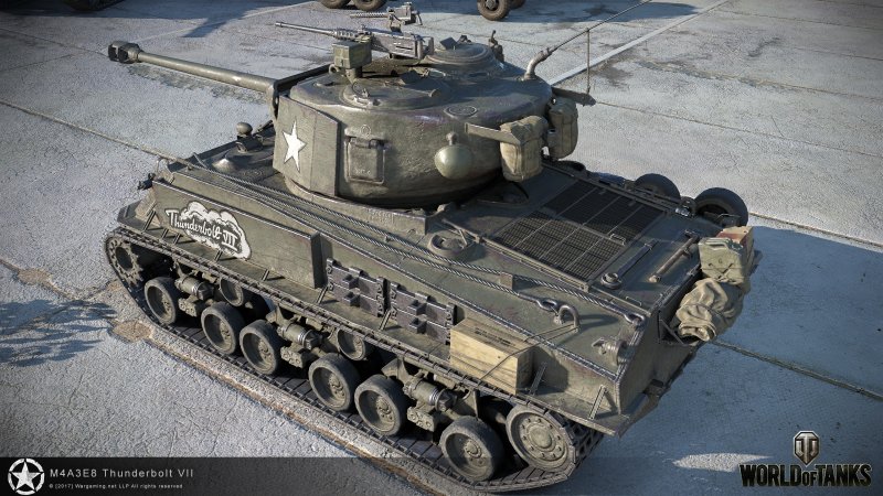 M4a3e8 Thunderbolt VII реальность