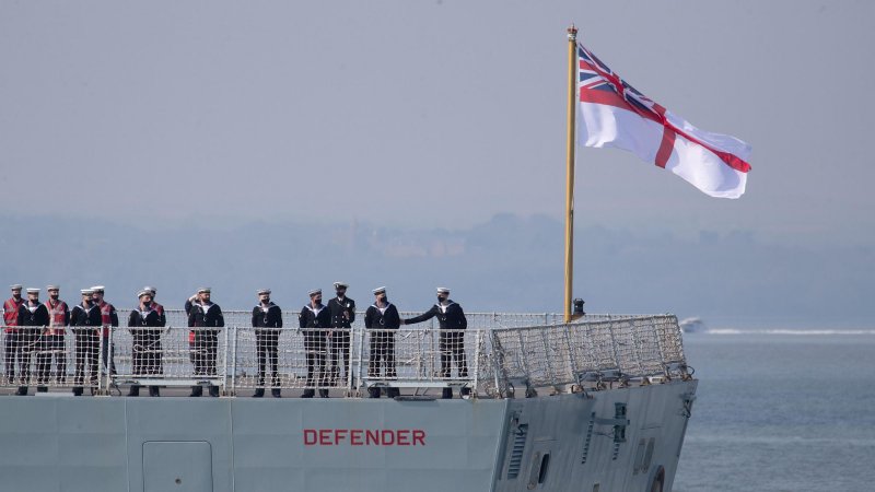 Нарушение границы британским эсминцем