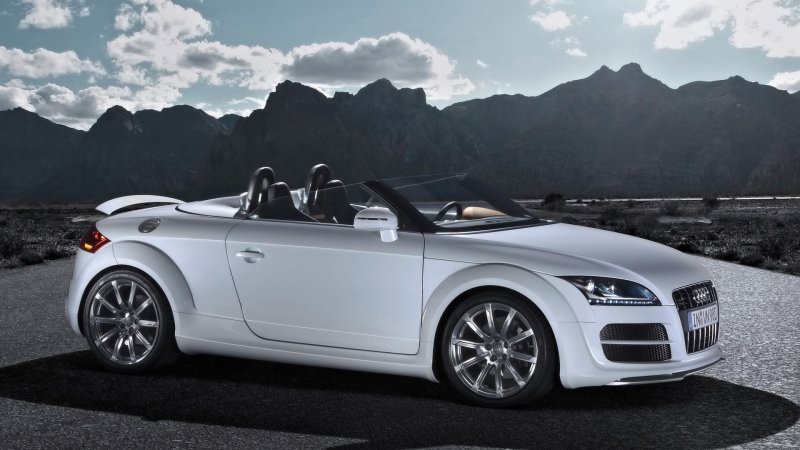 Ауди ТТ кватро синий