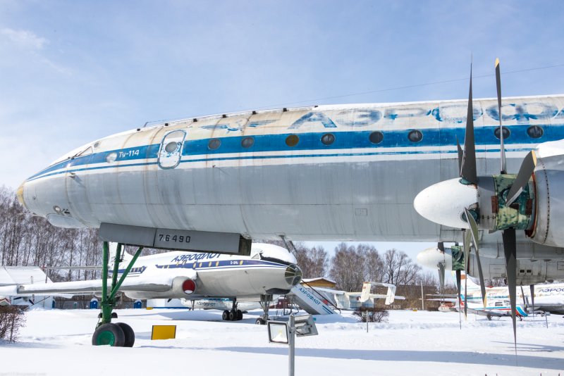 Ту-114 пассажирский самолёт салон