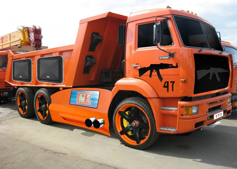 Тюнингованные тягачи КАМАЗ