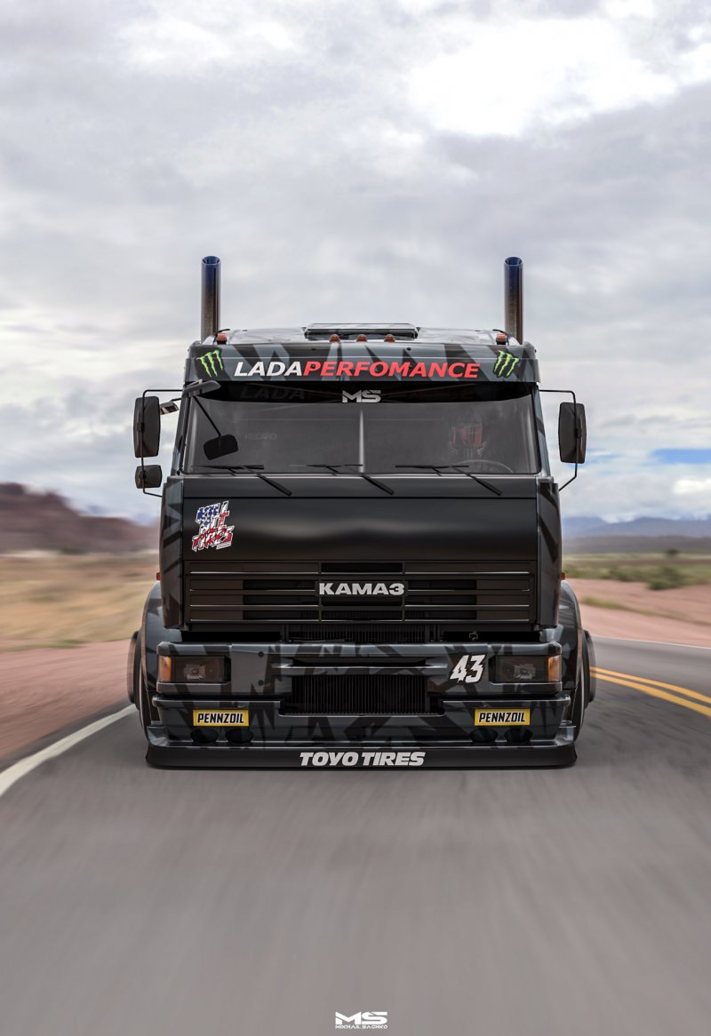 KAMAZ Tow hoonitruck