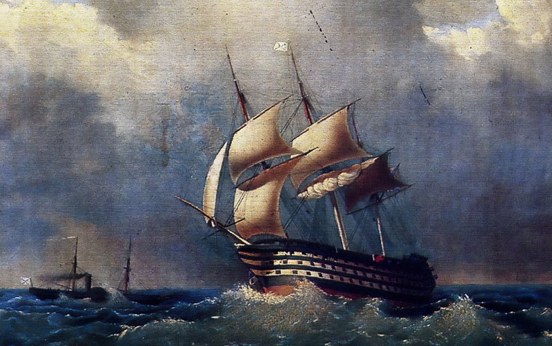 Наваринское сражение 1827 Айвазовский