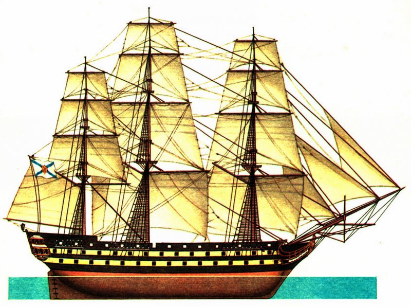 Линейный корабль Азов Наваринское сражение