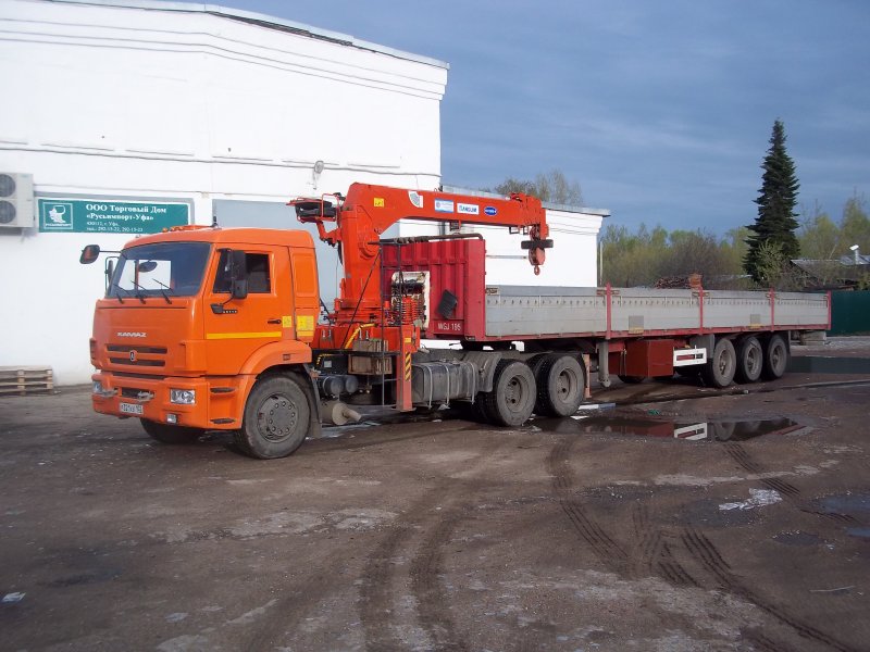 КАМАЗ кран длиномер