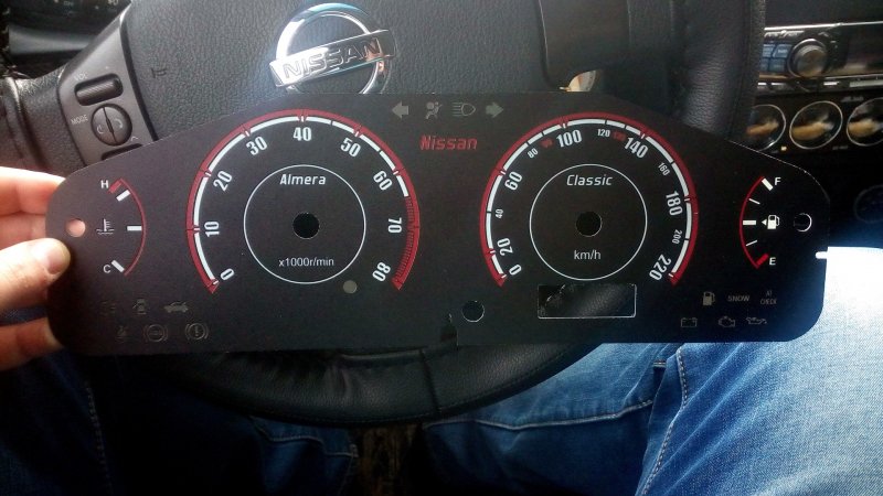 Приборная панель Альмера g15