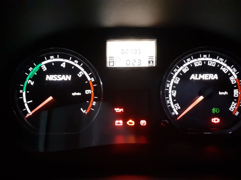 Приборная панель Almera g15