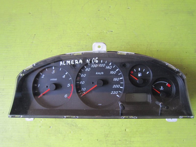 Панель приборов Альмера н16