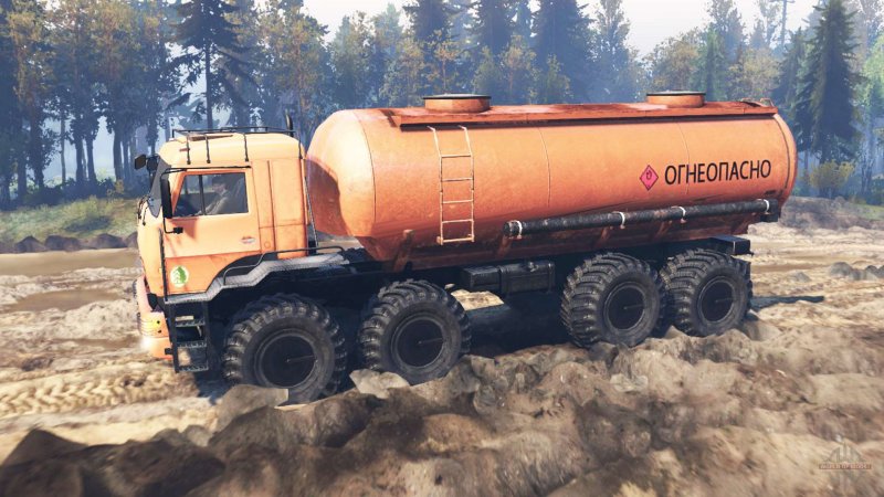 Spin Tires MUDRUNNER КАМАЗ-6345 Арктика