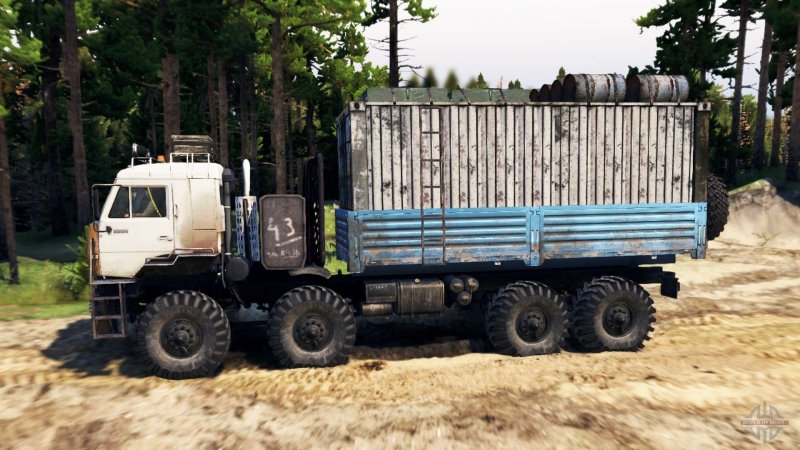 Новый КАМАЗ 8х8 болотоход