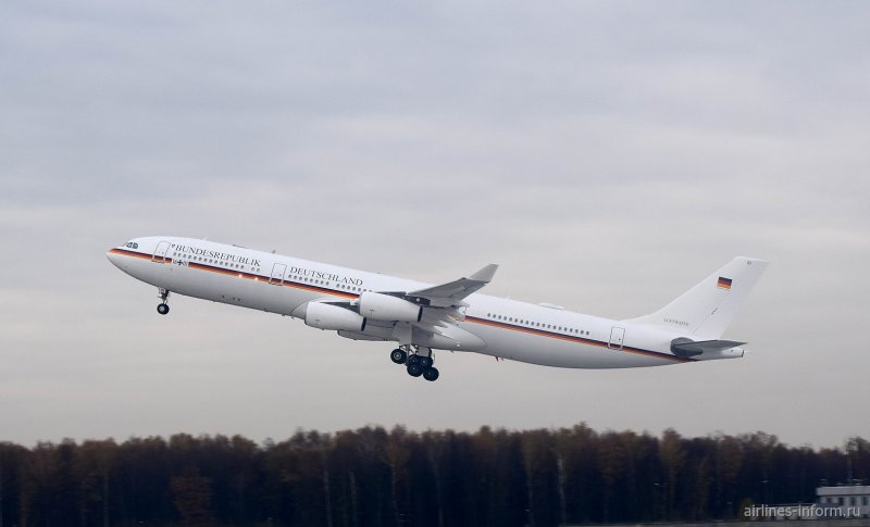 Самолет Airbus a340 президента Иордании