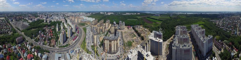 Ночной полет над Москвой