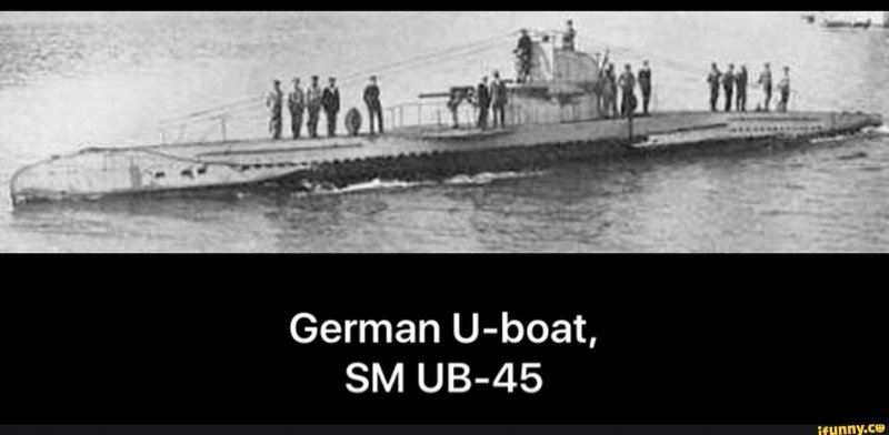 Немецкую подлодку UB-85