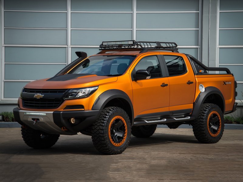 Шевроле пикап оранжевый
