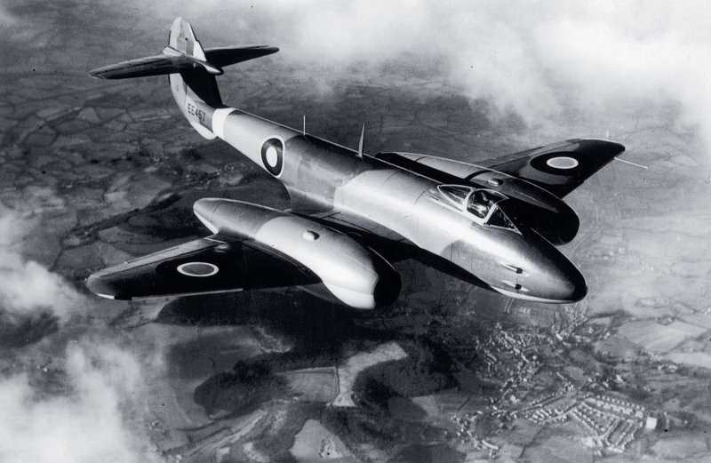 Gloster g.41 "Meteor", истребитель